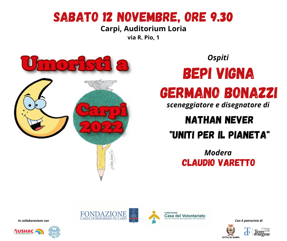 Umoristi a Carpi 2022: il 12 novembre la premiazione dei vincitori