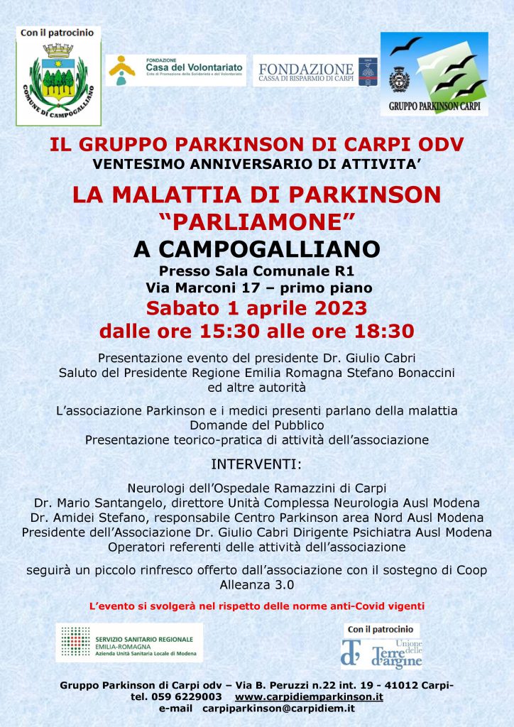 La malattia di Parkinson: Parliamone