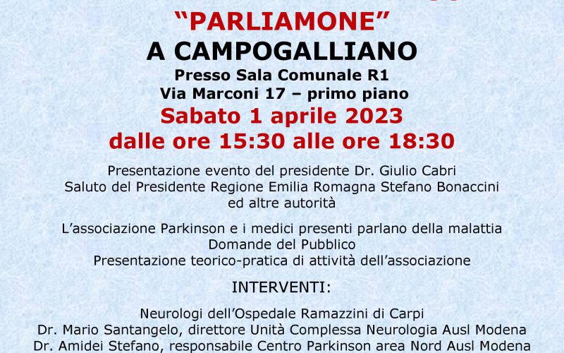 La malattia di Parkinson: Parliamone