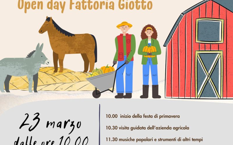 Festa di Primavera!          Open day alla Fattoria didattica Giotto – 23 Marzo ore 10