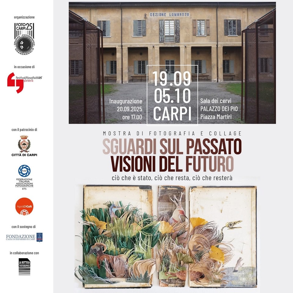 FotoCarpi25: in mostra a Carpi 29 progetti di 18 autori, tra fotografia e collage, per indagare il tema della memoria e della trasmissione della conoscenza