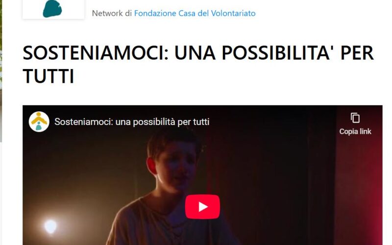 Grazie per il tuo sostegno!