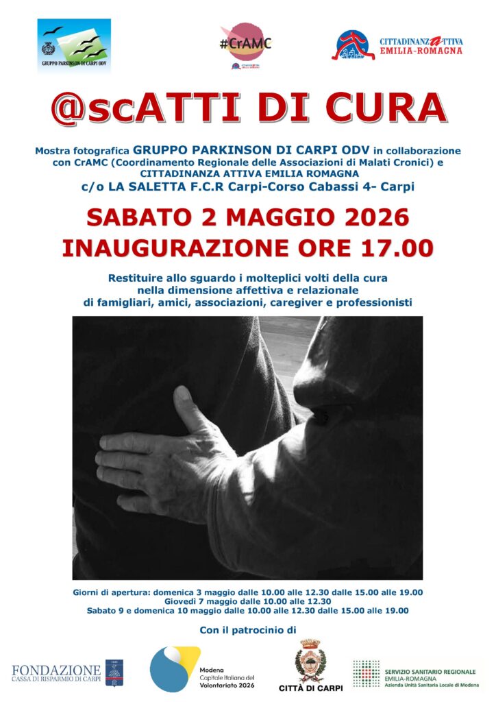 scAtti di cura: mostra fotografica del Gruppo Parkinson di Carpi