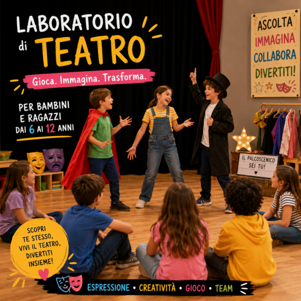 IMPROKIDS SUMMER LAB: CORSO DI TEATRO PER BAMBINI