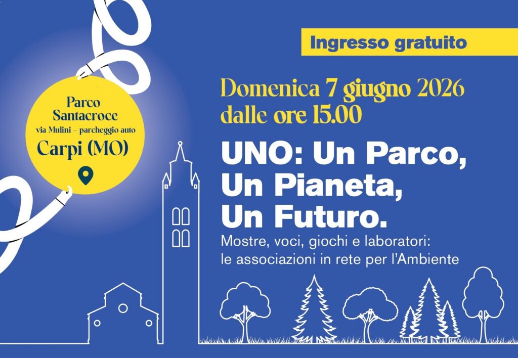 UNO. Un Parco, Un Pianeta, Un Futuro. Domenica 7 giugno ’26 dalle ore 15 Parco Santacroce