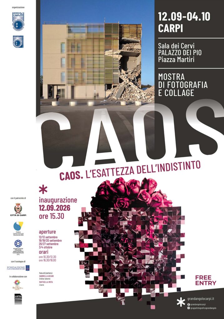 FotoCarpi26, fotografia e collage per esplorare il “CAOS”